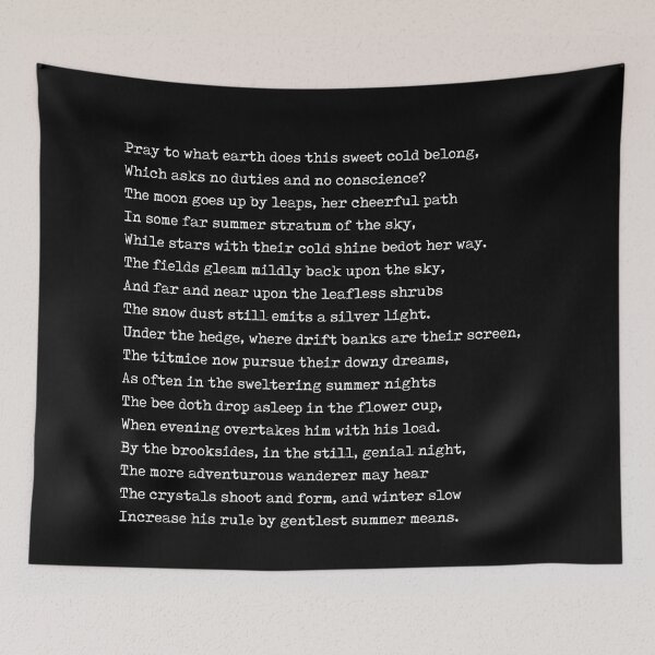 Item preview, Pray To What Earth - Henry David Thoreau Poem - Literature - Typewriter Print - Black designed and sold by Studio Grafiikka.