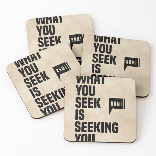 Item preview, What You Seek Is Seeking You - Rumi Quote - Literature - Typography Print 1 - Vintage designed and sold by Studio Grafiikka.