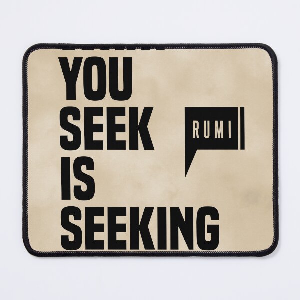 Item preview, What You Seek Is Seeking You - Rumi Quote - Literature - Typography Print 1 - Vintage designed and sold by Studio Grafiikka.