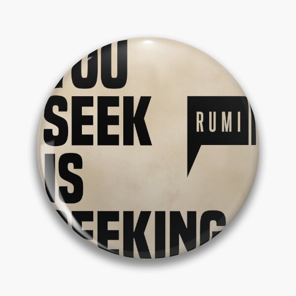 Item preview, What You Seek Is Seeking You - Rumi Quote - Literature - Typography Print 1 - Vintage designed and sold by Studio Grafiikka.