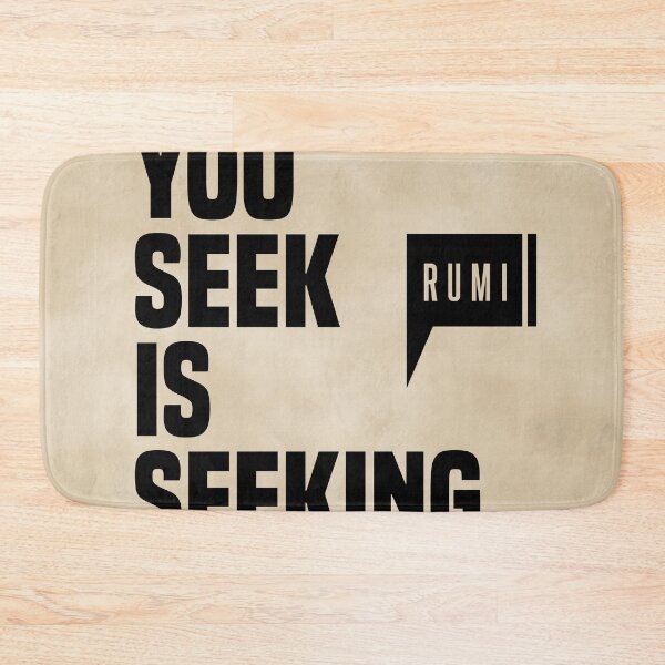 Item preview, What You Seek Is Seeking You - Rumi Quote - Literature - Typography Print 1 - Vintage designed and sold by Studio Grafiikka.