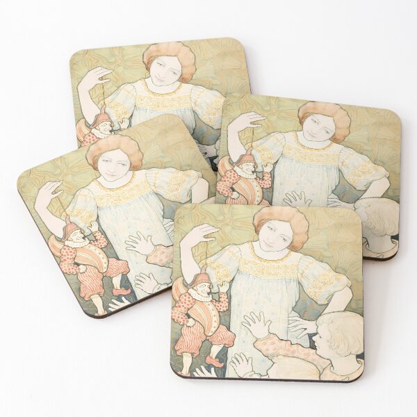 Item preview, Paul Berthon, The Marionette designed and sold by NouveauEra.
