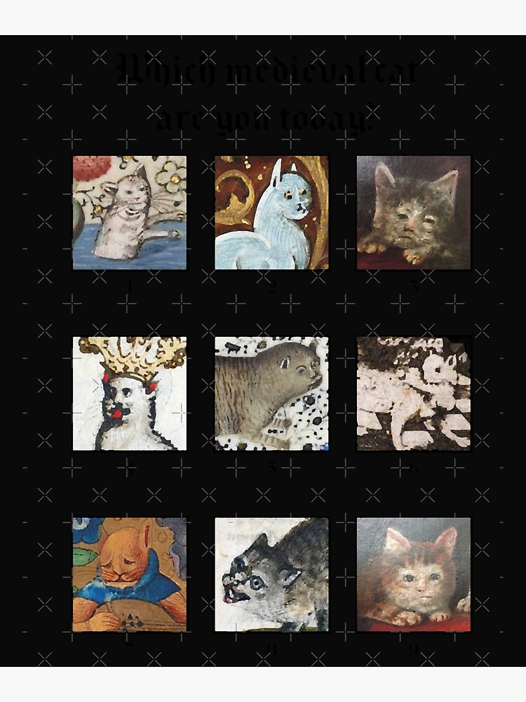 How do you feel today, on the horrible cat scale of medieval paintings? -  9GAG