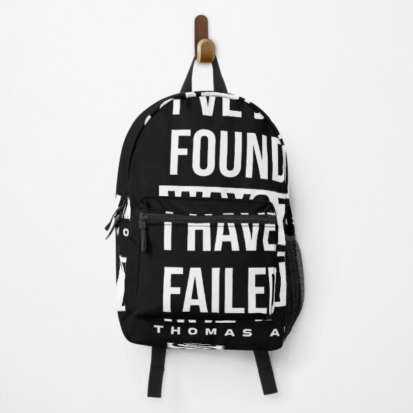 Item preview, I Have Not Failed - Thomas Alva Edison Quote - Literature - Typography Print - Black designed and sold by Studio Grafiikka.