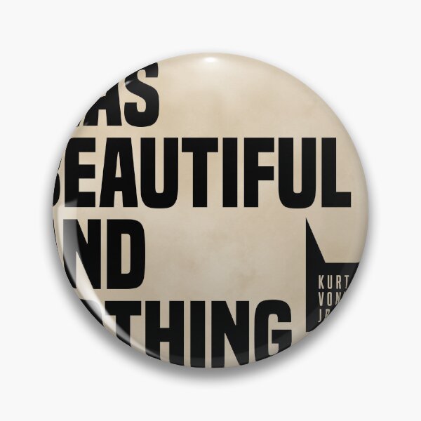 Item preview, Everything Was Beautiful And Nothing Hurt, Kurt Vonnegut Quote, Literature Typography Print, Vintage designed and sold by Studio Grafiikka.