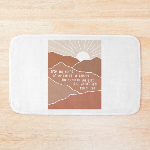 Item preview, Bible Christian Psalm 113:3 Verse designed and sold by Isabella Perry.