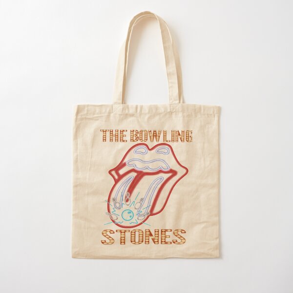 Sac Cabas Rolling Stones Officiel – Tote Bag En Jean Avec Langue Mythique – 33x33cm (Neuf)