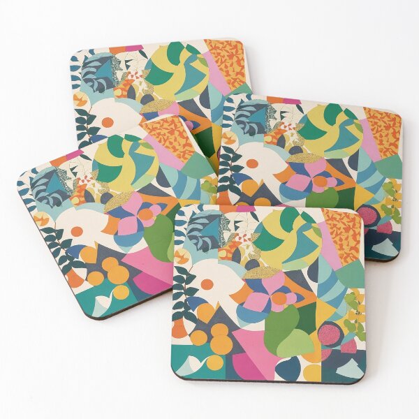 Artikelvorschau, Matisse's Cut-Out Delight: Digitales Muster, inspiriert von Henri Matisse's Collagen entworfen und verkauft von Rezzziii.