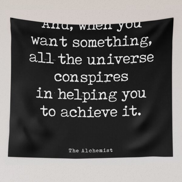 Item preview, The Alchemist - Paulo Coelho Quote - Literature - Typewriter Print - Black designed and sold by Studio Grafiikka.