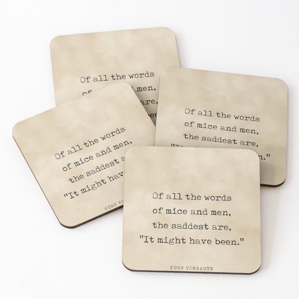 Item preview, It might have been - Kurt Vonnegut Quote - Literature - Typewriter Print - Vintage designed and sold by Studio Grafiikka.