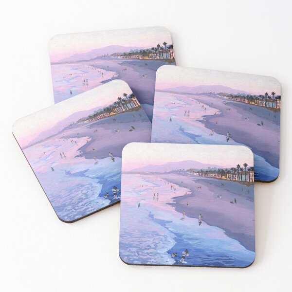 Item preview, Oceanside Gouache Painting designed and sold by Molly Stanko Art.