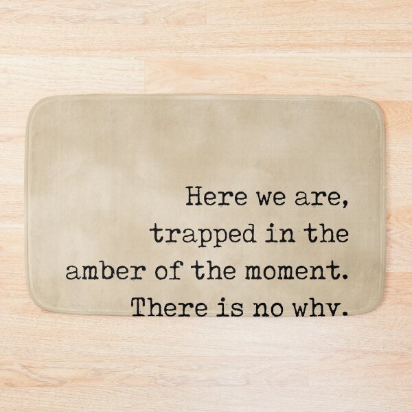 Item preview, Trapped in the amber of the moment - Kurt Vonnegut Quote - Literature - Typewriter Print - Vintage designed and sold by Studio Grafiikka.