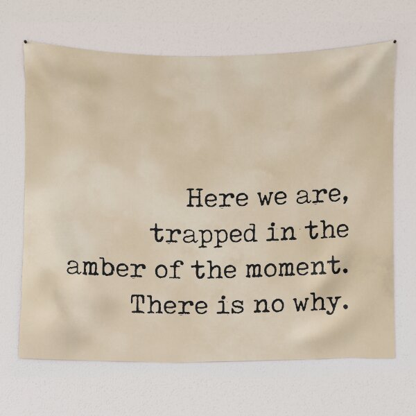 Item preview, Trapped in the amber of the moment - Kurt Vonnegut Quote - Literature - Typewriter Print - Vintage designed and sold by Studio Grafiikka.