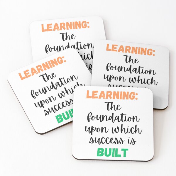 Item preview, Learning: The Foundation Upon Which Success is Built Design designed and sold by JAMTEESHOP.