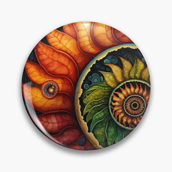 Item preview, Golden Spiral of Leaves and Vines designed and sold by shakespeare1212.