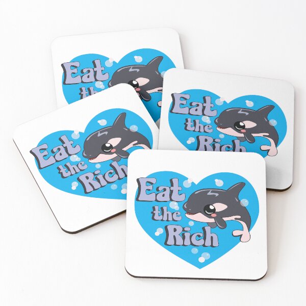 Item preview, Eat the Rich - Join the Orcas! designed and sold by Christine Axworthy.