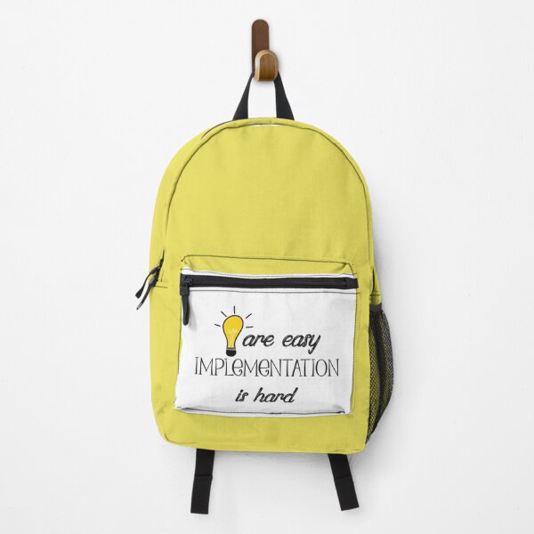 Item preview, Ideas are easy implementation is hard designed and sold by swatiagarwal.