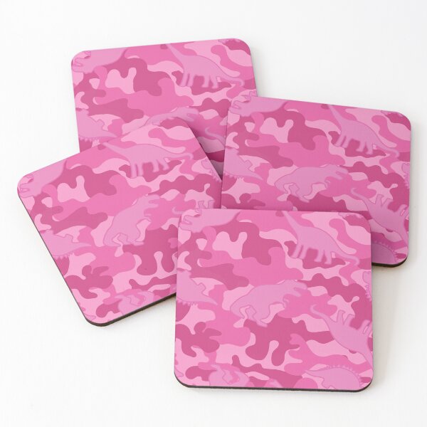 Item preview, Camouflage, Dinosaurs on camouflage, Girls pink camo designed and sold by Morrisseyfabric.