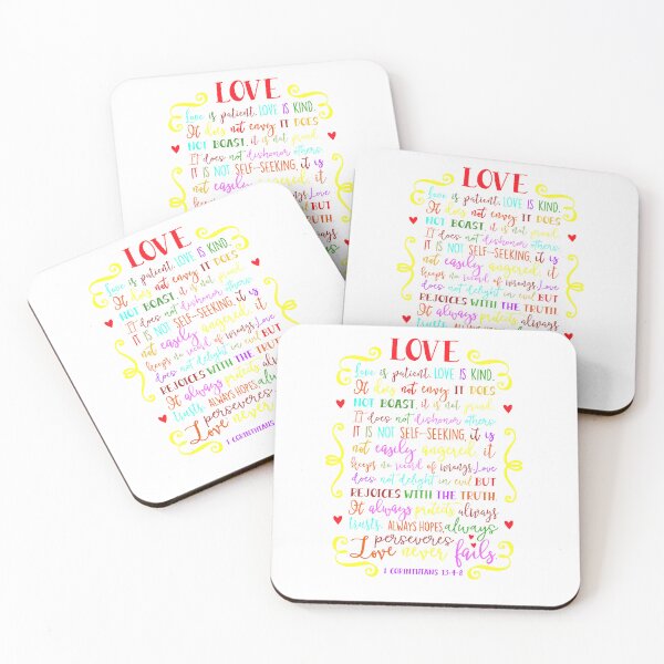 Artikelvorschau, Liebe & 1. Korinther 13:4-8 entworfen und verkauft von BeautonFashions.