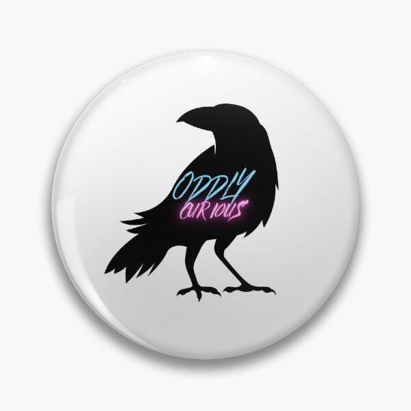 Item preview, Oddly Curious Raven designed and sold by OddlyCuriousPod.