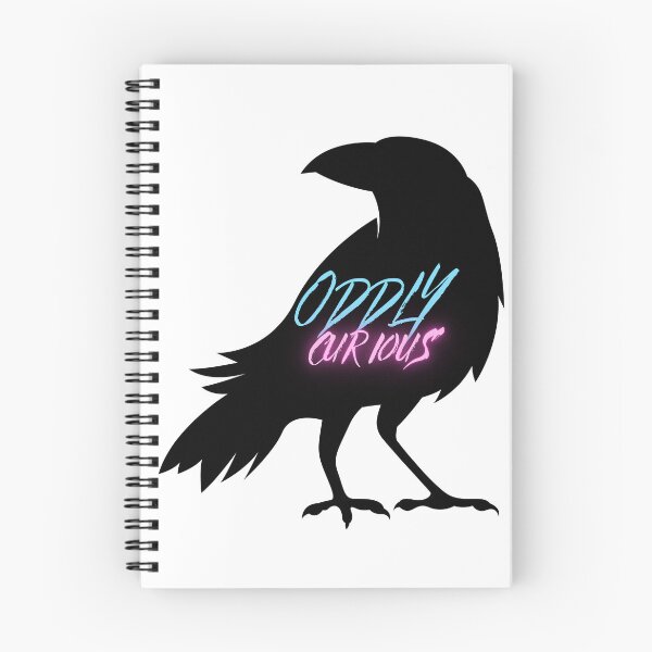 Item preview, Oddly Curious Raven designed and sold by OddlyCuriousPod.