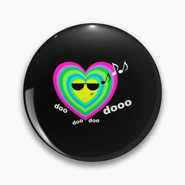 Item preview, Rainbow cool music heart designed and sold by NadyaCC.