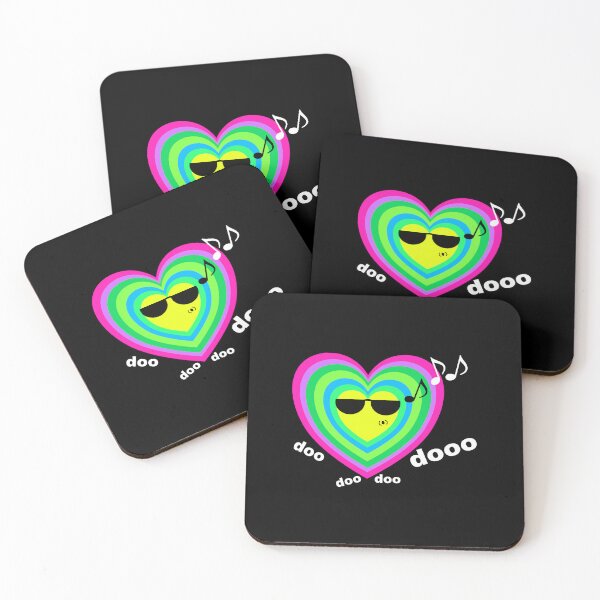 Item preview, Rainbow cool music heart designed and sold by NadyaCC.
