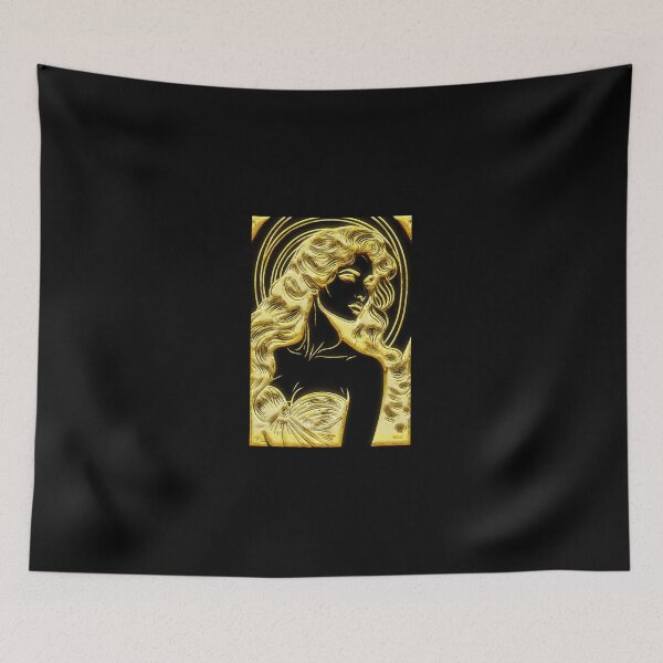 Item preview, golden beautyful lady 3d art | beautiful lady goden art | golden art  designed and sold by KARTICK DUTTA.
