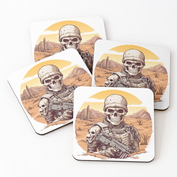 Item preview, Skull Soldier Desert Patrol designed and sold by SkullTroops.
