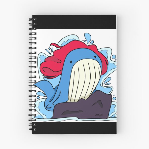Item preview, wailord with flowing hair  designed and sold by DeltaWillms.