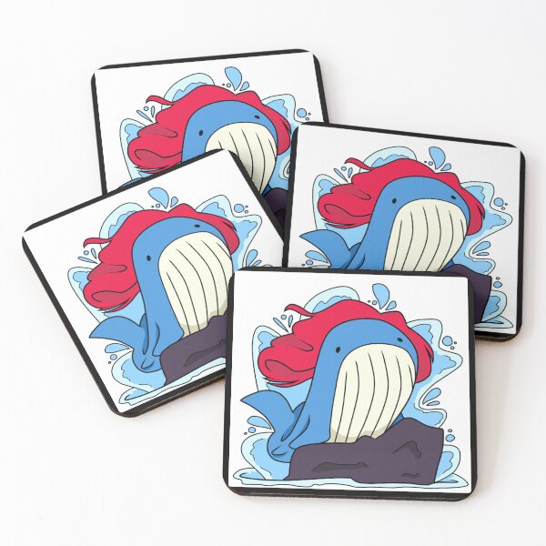 Item preview, wailord with flowing hair  designed and sold by DeltaWillms.
