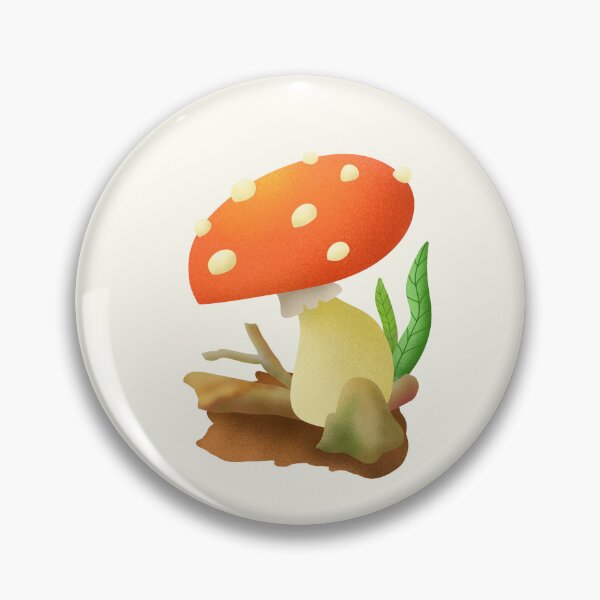 Item preview, Cozy red mushroom and twigs cottagecore sticker by DozyJov designed and sold by DozyJov.