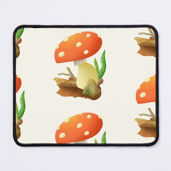 Item preview, Cozy red mushroom and twigs cottagecore sticker by DozyJov designed and sold by DozyJov.
