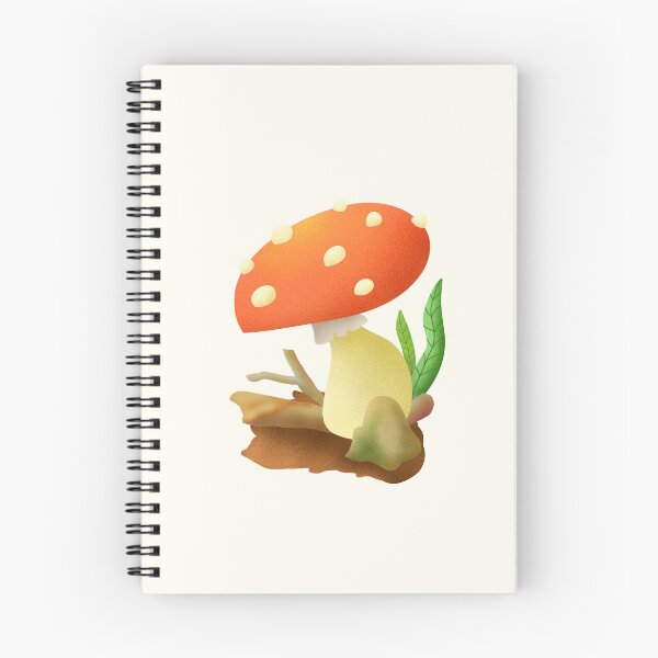Item preview, Cozy red mushroom and twigs cottagecore sticker by DozyJov designed and sold by DozyJov.