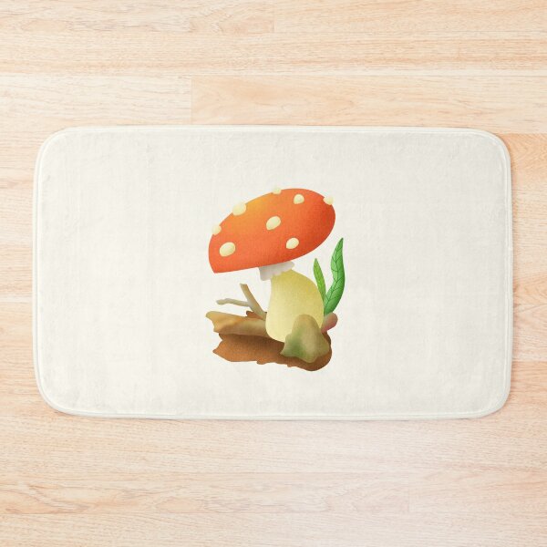 Item preview, Cozy red mushroom and twigs cottagecore sticker by DozyJov designed and sold by DozyJov.