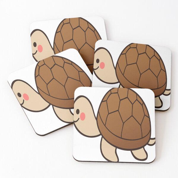 Item preview, Baby turtle with brown shell and rosy cheeks designed and sold by KonnerLittle78.