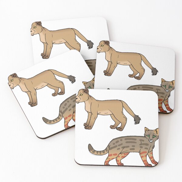 Item preview, Lion cub and cat stalking prey designed and sold by KonnerLittle78.