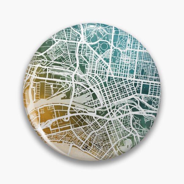 Item preview, Melbourne Australia City Street Map designed and sold by ArtPrints.