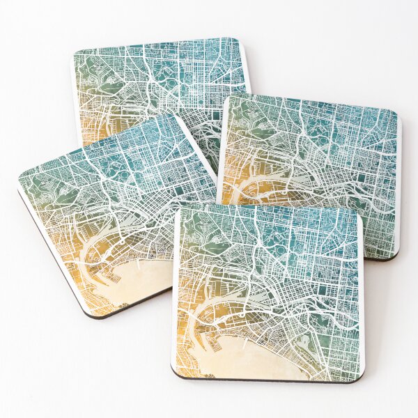 Item preview, Melbourne Australia City Street Map designed and sold by ArtPrints.
