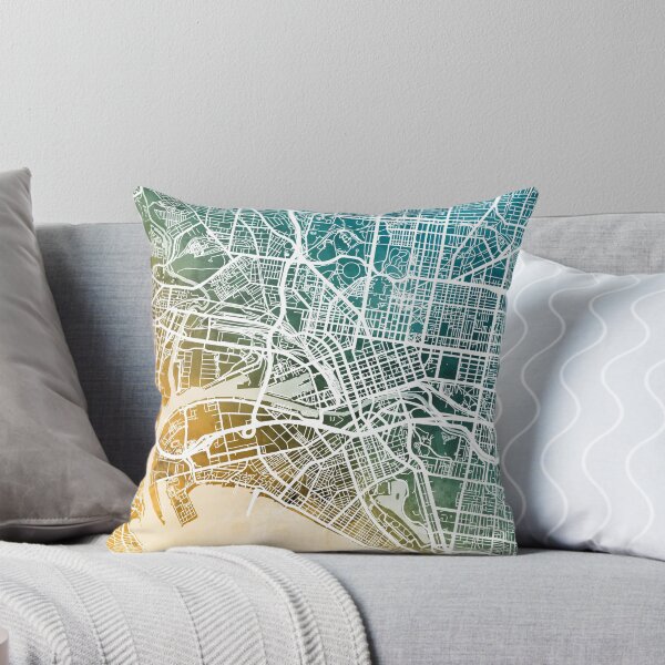Item preview, Melbourne Australia City Street Map designed and sold by ArtPrints.