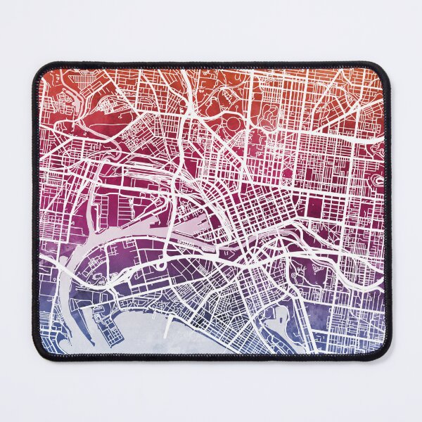 Item preview, Melbourne Australia City Street Map designed and sold by ArtPrints.