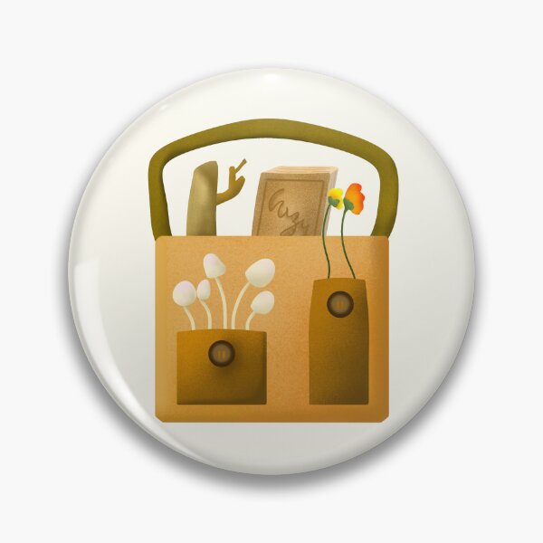 Item preview, Cozy tote bag with mushrooms for adventure cottagecore sticker by DozyJov designed and sold by DozyJov.