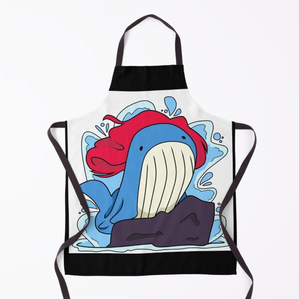Item preview, wailord with flowing hair designed and sold by DeltaWillms.