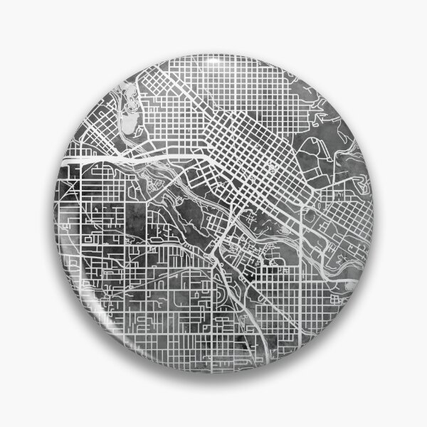 Artikelvorschau, Straßenkarte der Stadt Boise, Idaho entworfen und verkauft von ArtPrints.