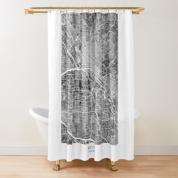 Item preview, Boise Idaho City Street Map designed and sold by ArtPrints.