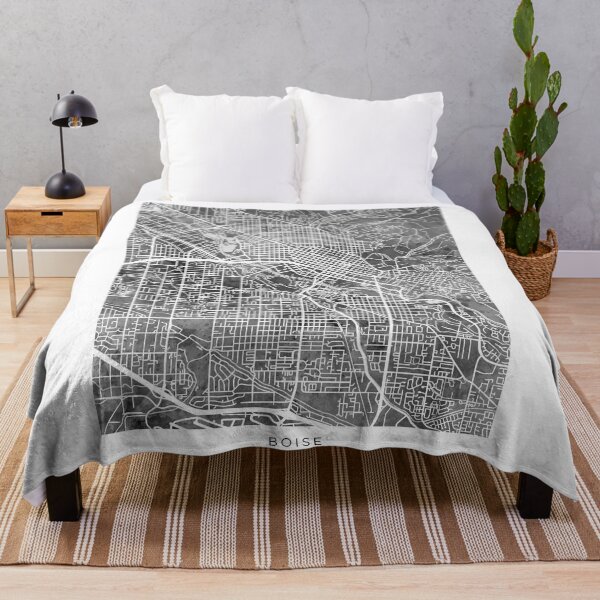 Item preview, Boise Idaho City Street Map designed and sold by ArtPrints.