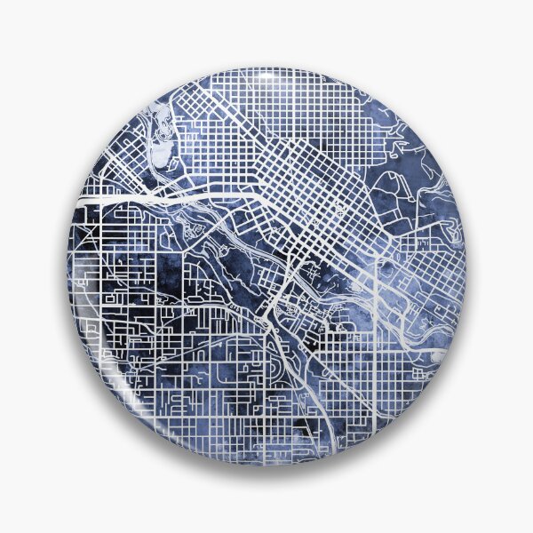 Artikelvorschau, Straßenkarte der Stadt Boise, Idaho entworfen und verkauft von ArtPrints.