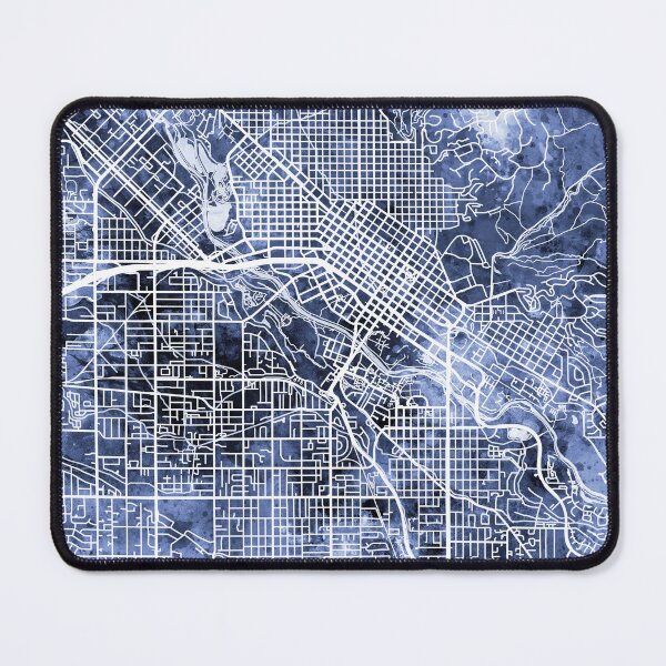 Item preview, Boise Idaho City Street Map designed and sold by ArtPrints.