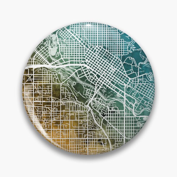 Artikelvorschau, Straßenkarte der Stadt Boise, Idaho entworfen und verkauft von ArtPrints.