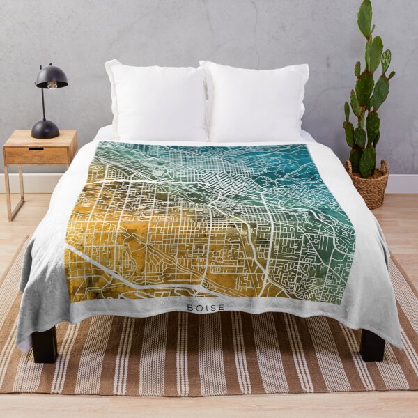 Item preview, Boise Idaho City Street Map designed and sold by ArtPrints.